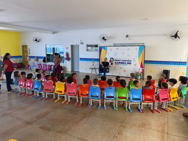 Registro de atividade literária com estudantes