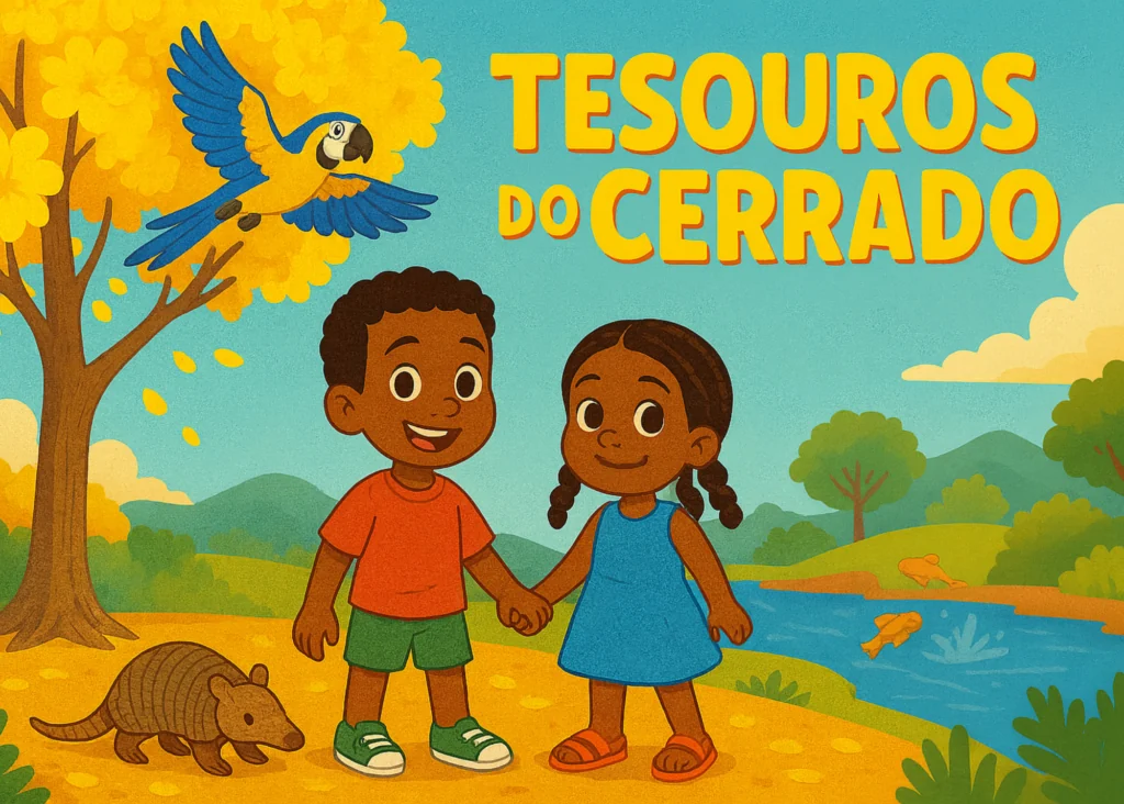 Capa de Kadu e Lila: Tesouros do Cerrado